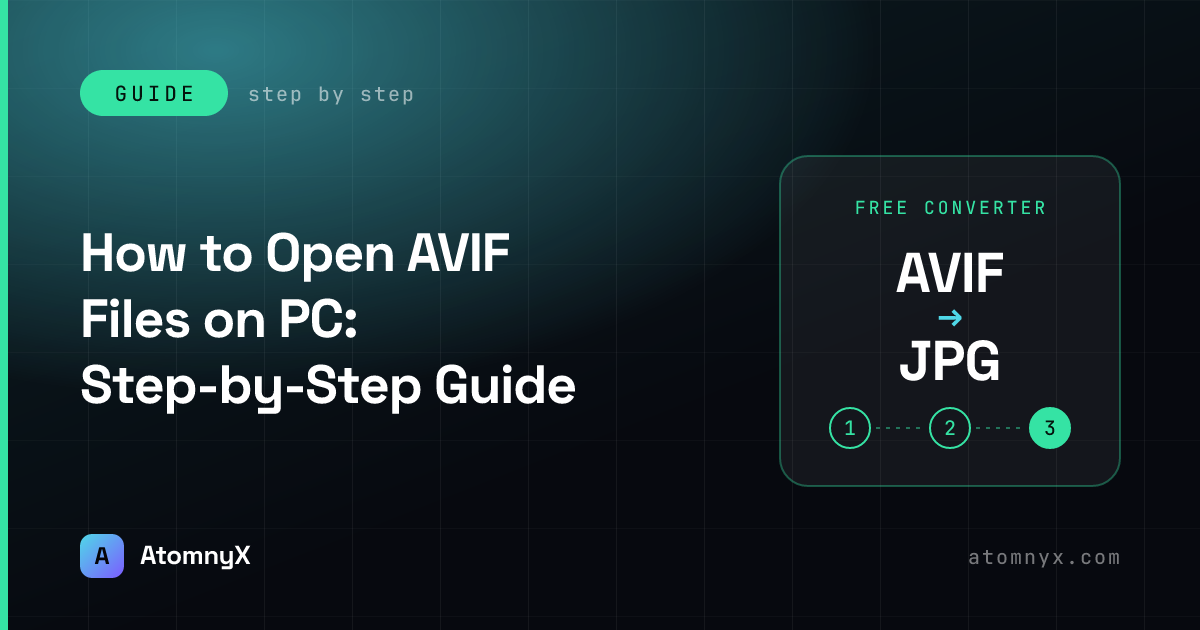 How to Open AVIF Files on PC: Easy Step-by-Step Guide